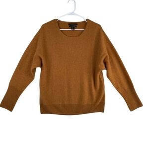 Tahari Women's Tan Crew Neck Sweater
